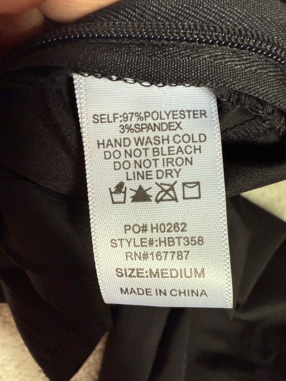 Twist-Front Cropped Blouse with Collared Neck - Black - Picture 12 of 14